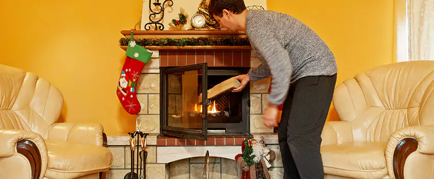 Rusted Metal Fireplace Restoration in Lodi, New Jersey