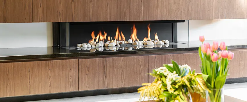 Double-height Fireplace Design Refurbishment in Lodi, New Jersey