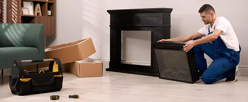 Old Rusted Metal Fireplace Repair And Replacement in Lodi, NJ