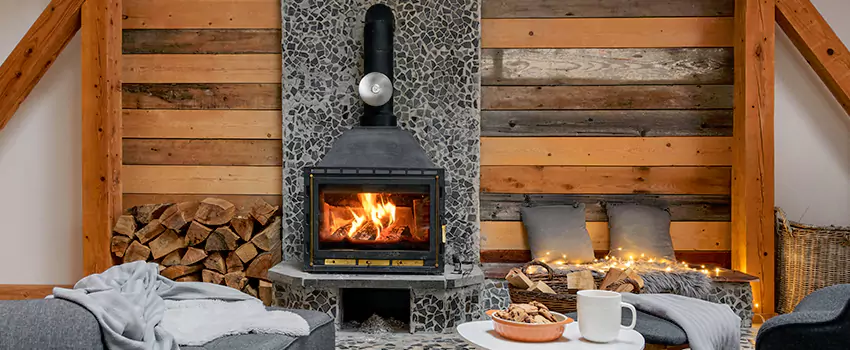 Thelin Hearth Products Direct Vent Gas Stove Fireplace Inspection in Lodi, New Jersey